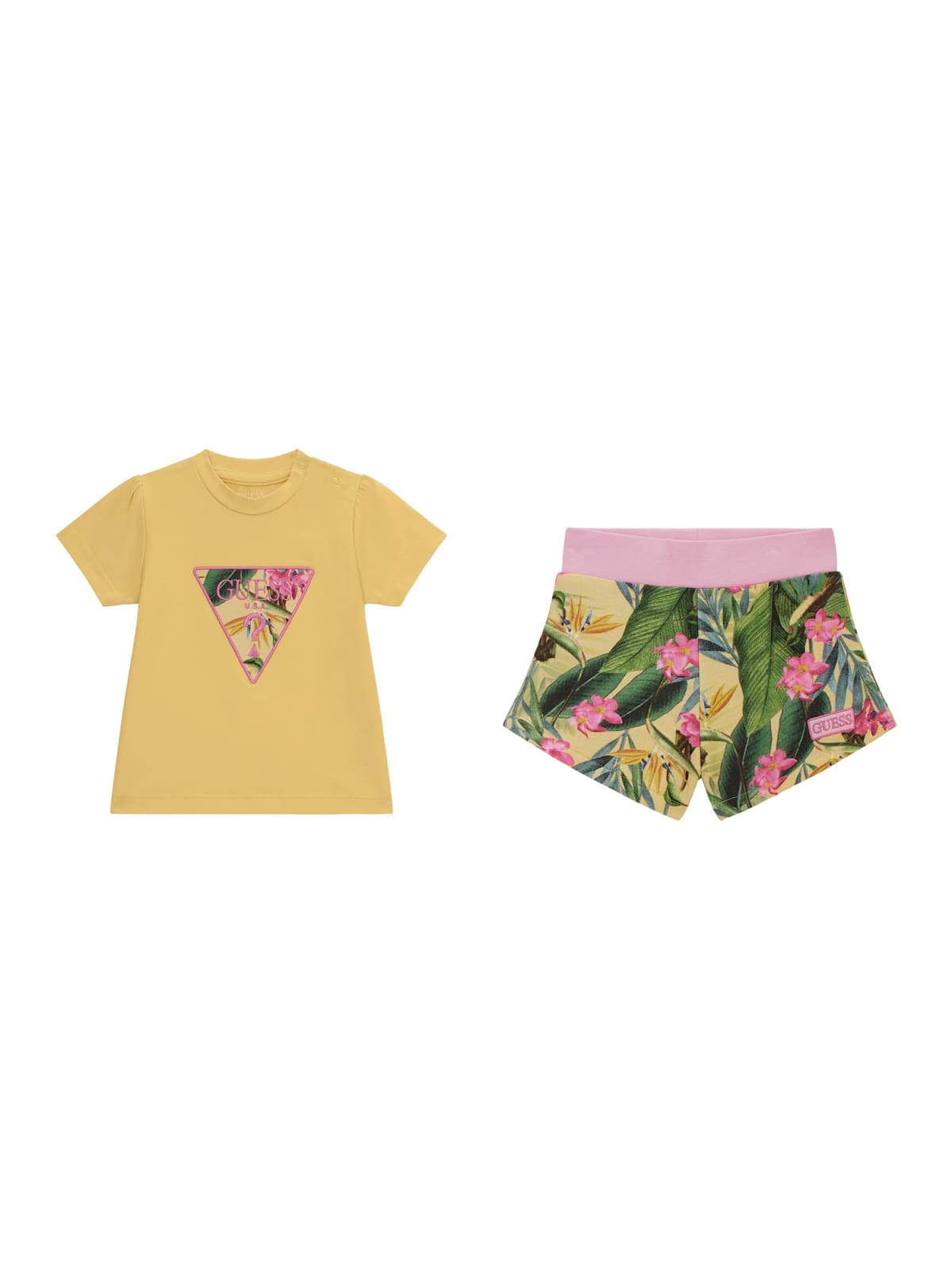 SET SS T-SHIRT+ACTIVE SHORTS