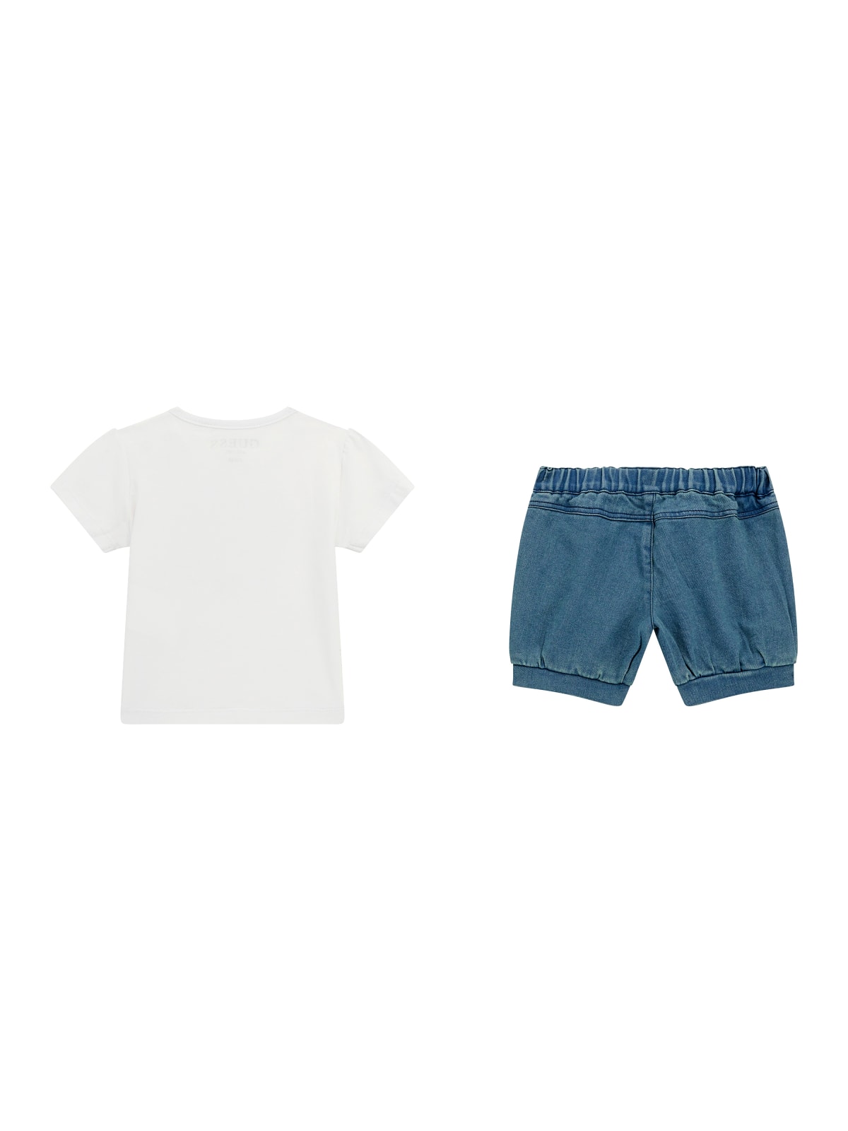 SET SS T-SHIRT+STR DENIM SHORT