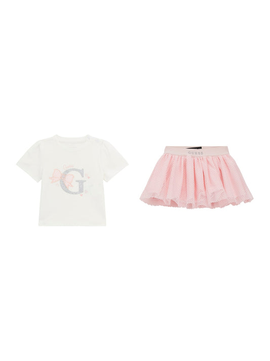 SET SS T-SHIRT + NET SKIRT