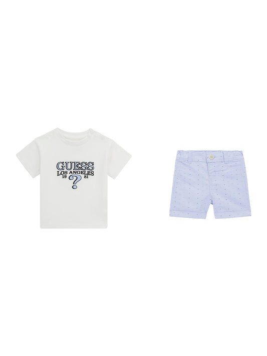 SET SS T-SHIRT+GABARDINE SHORT