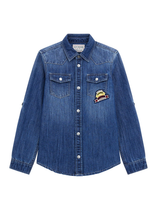 DENIM ADJ. LS SHIRT