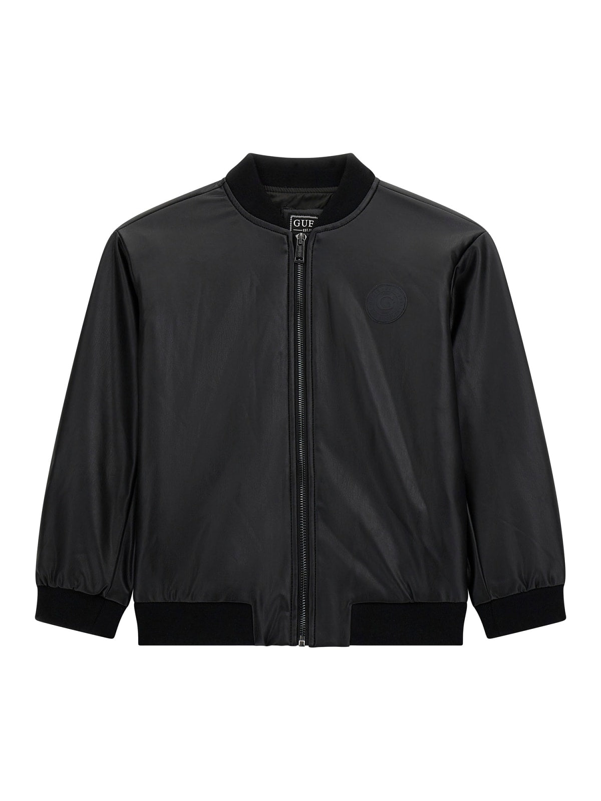 STRETCH PU PADDED LS BOMBER