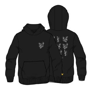 3D Eagle Graphic Hoodie