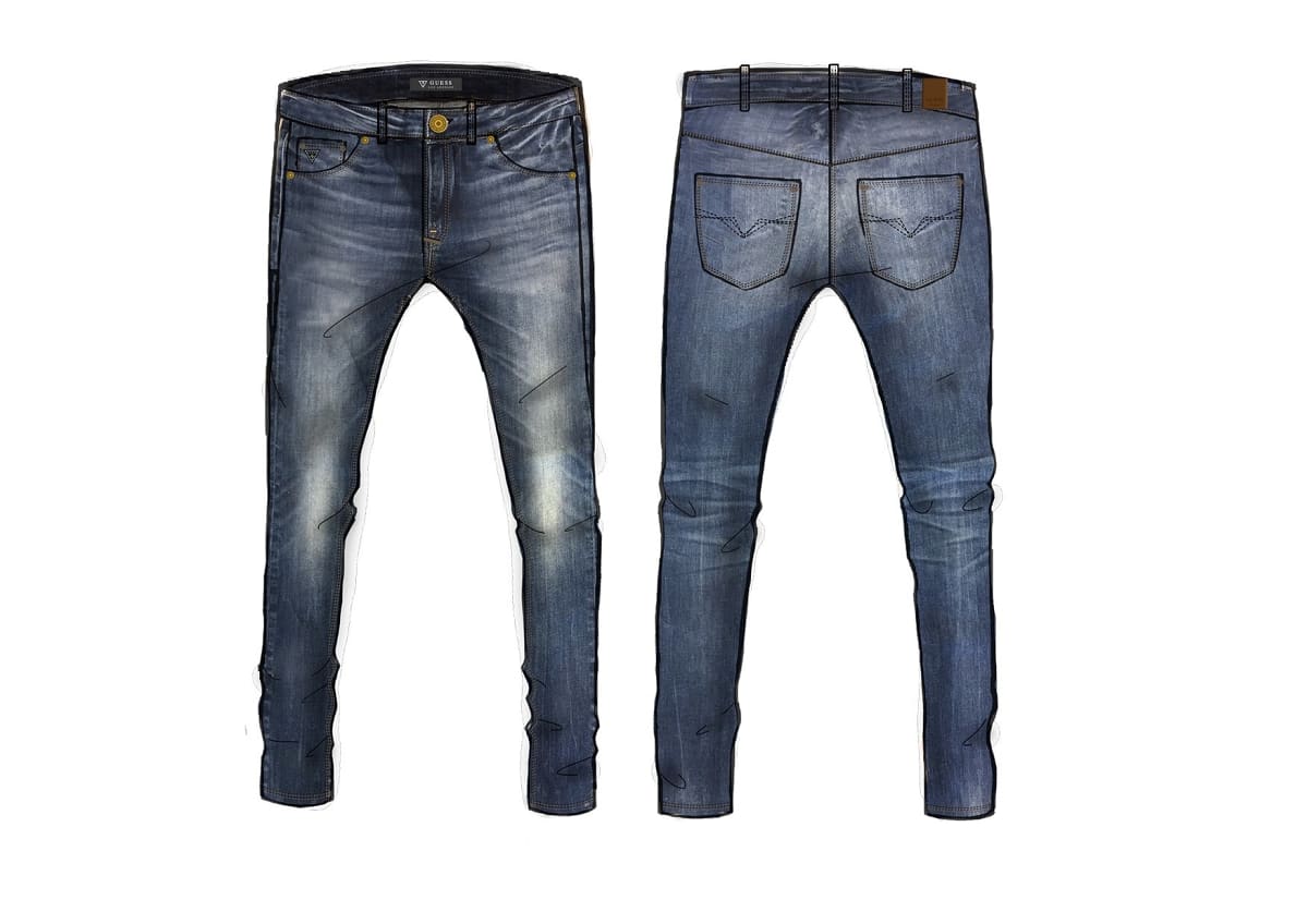 DENIM SKINNY PANTS_CORE