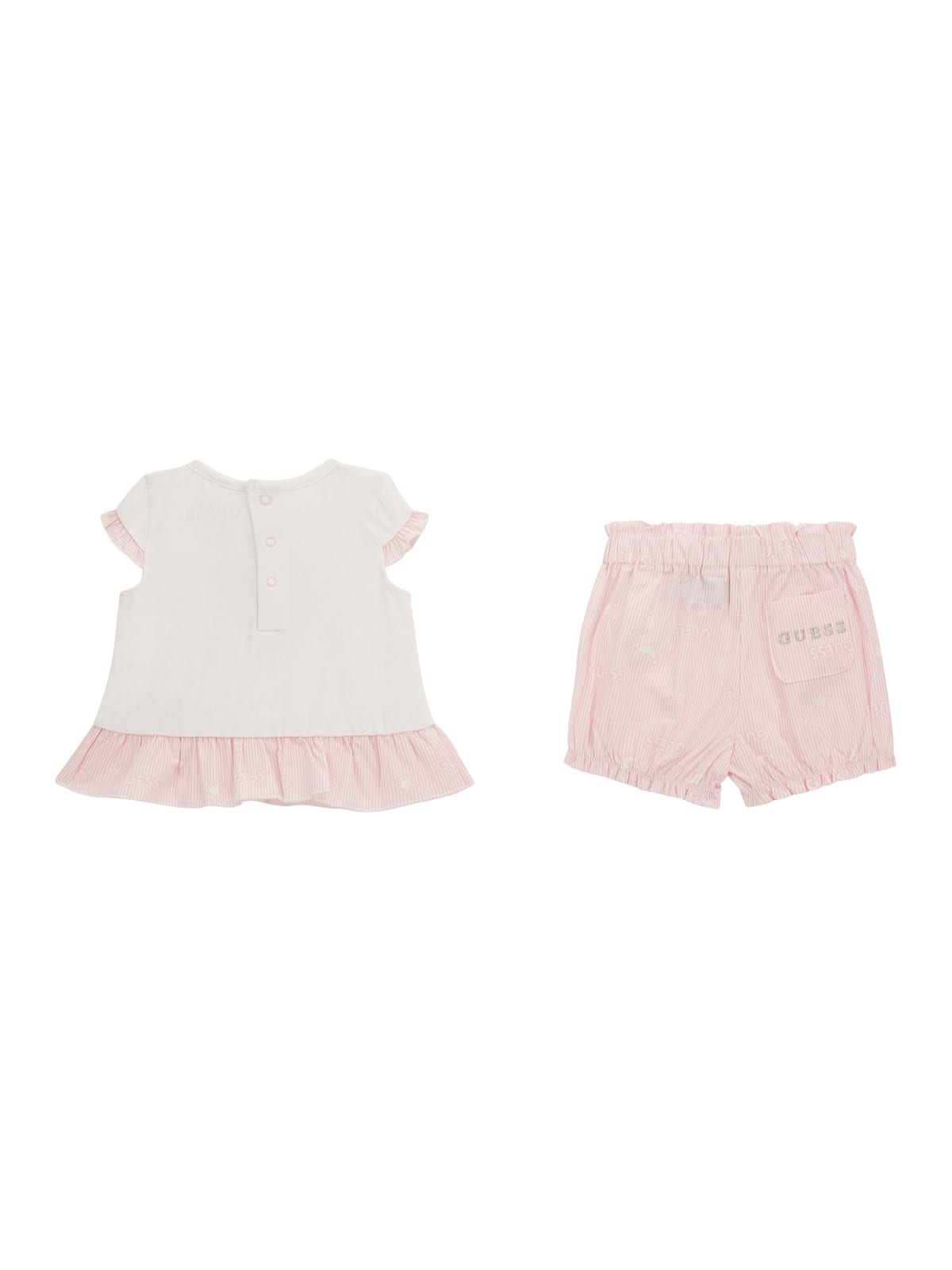 SET SS T-SHIRT+POPLIN SHORTS